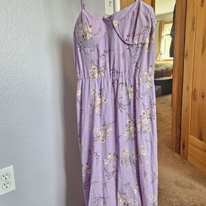 Lily Rose Lavender Floral Dress